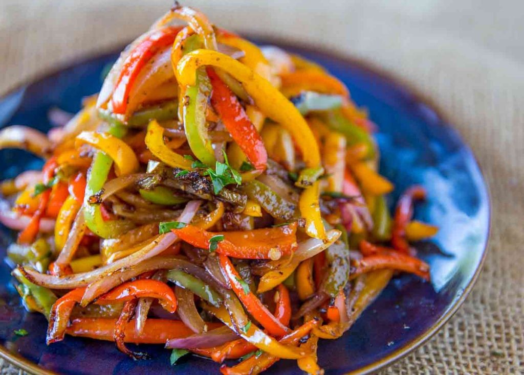 DIY Qdoba Fajita Veggies