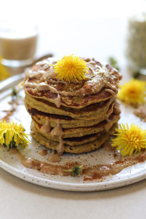 Dandelion Flower Pancakes