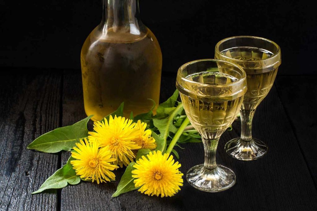 Dandelion Flower Wine