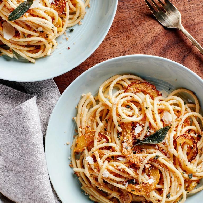 Delicata Squash and Sage Pasta