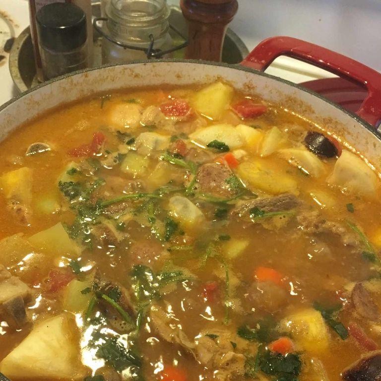 Dominican Sancocho with Seven Meats