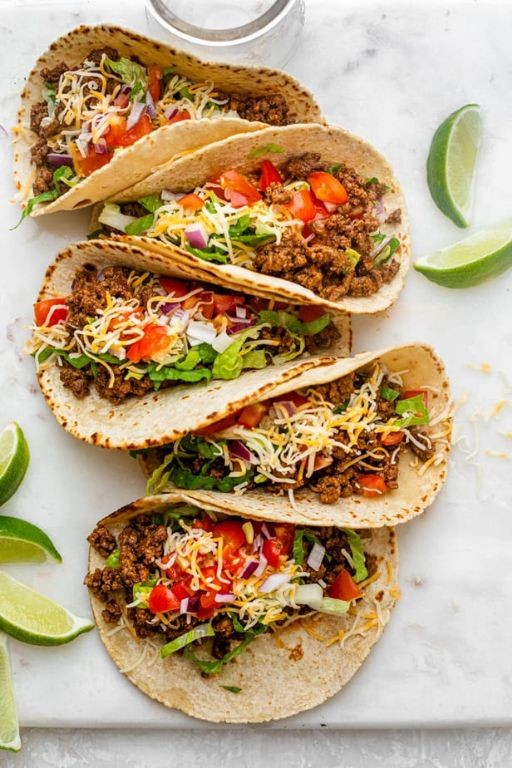 Easy 10 Ingredient Beef Tacos