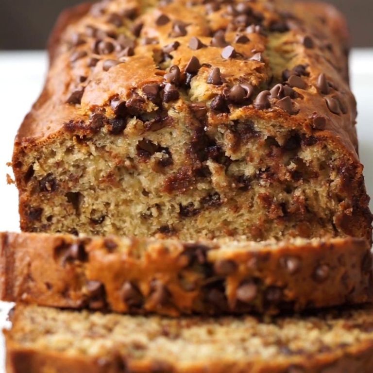 Easy Banana Bread with Chocolate Chips