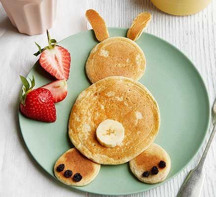 Easy Easter Bunny Pancakes