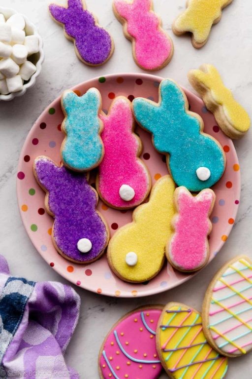 Easy Easter Sugar Cookies with Icing