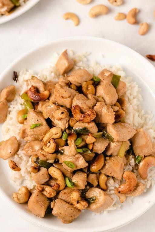 Easy Kung Pao Chicken with Cashews