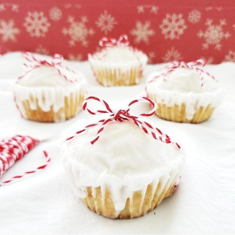 Eggnog Spiced Christmas Muffins