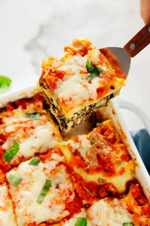 Eggplant Lasagna with Spinach and Artichokes