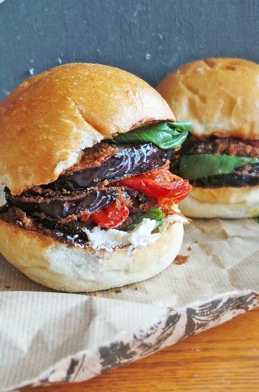 Eggplant Parmesan Sliders