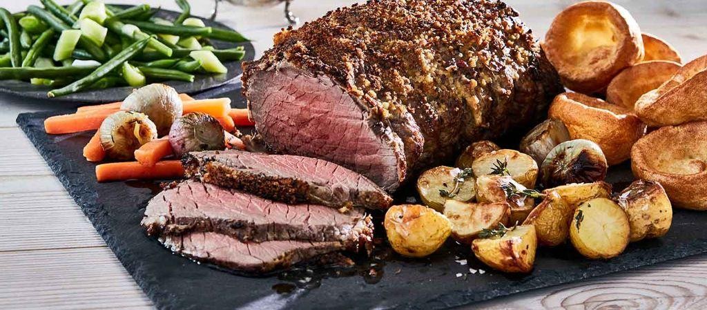 Elk Roast with Mustard and Horseradish Crust