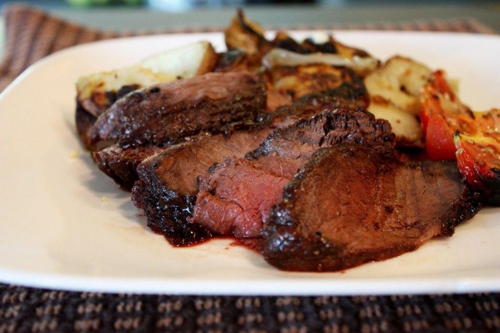 Elk Roast with Sweet and Tangy BBQ Glaze