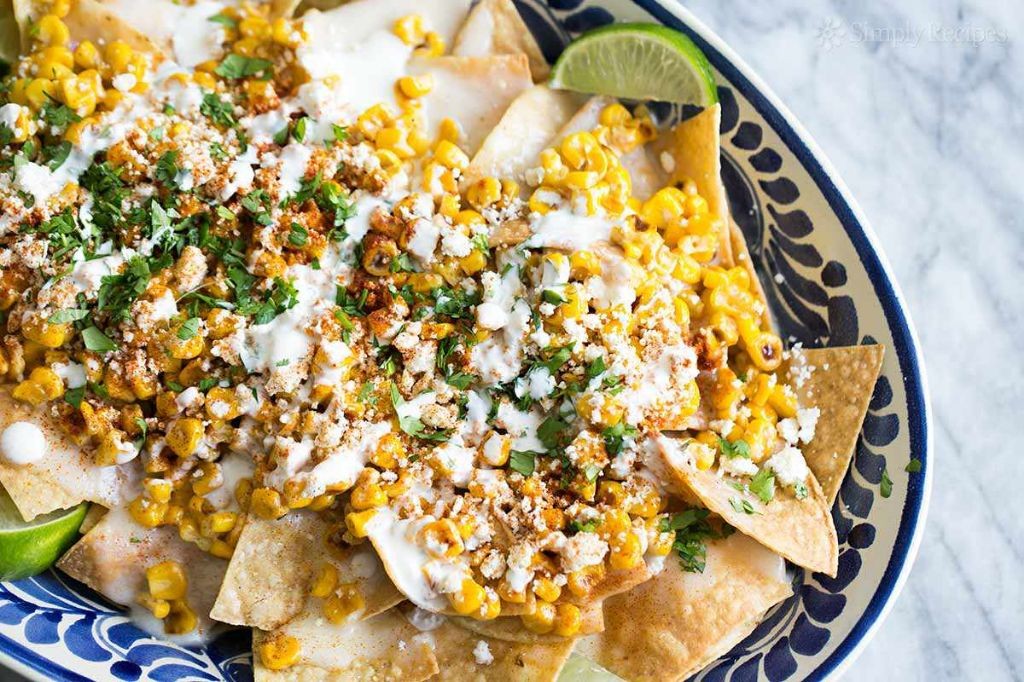 Elote-Style Nachos with Cotija and Chili Powder