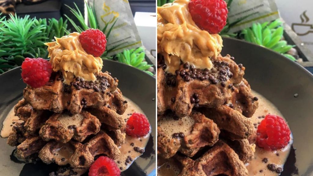 Espresso Mocha Protein Waffles