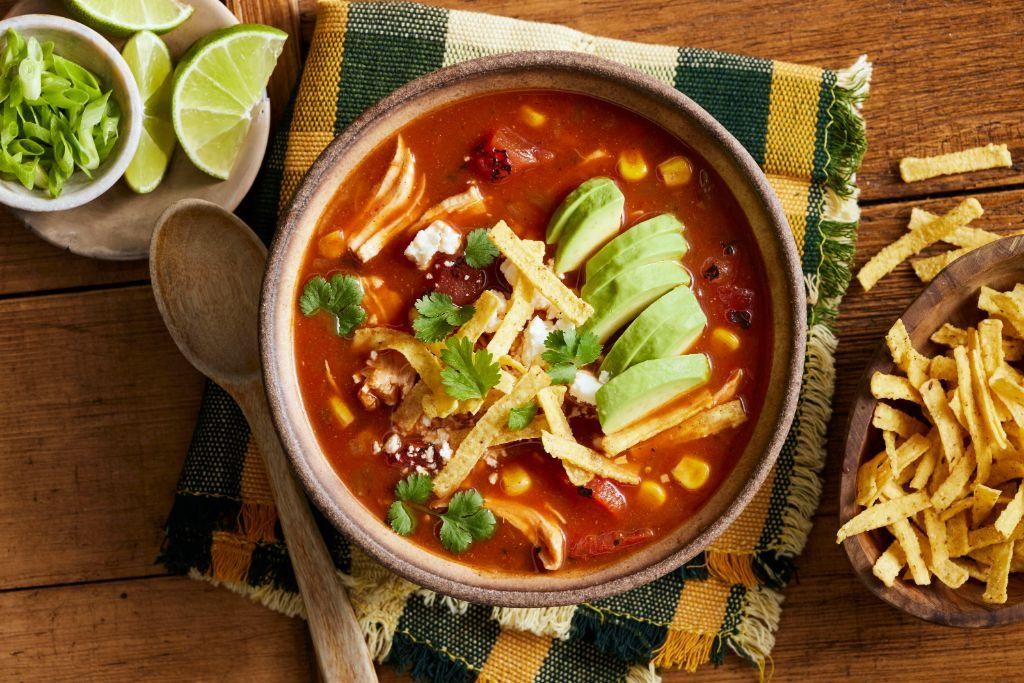 Fire-Roasted Chicken Tortilla Soup