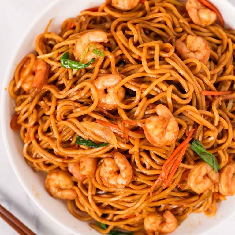 Five-Spice Shrimp Lo Mein