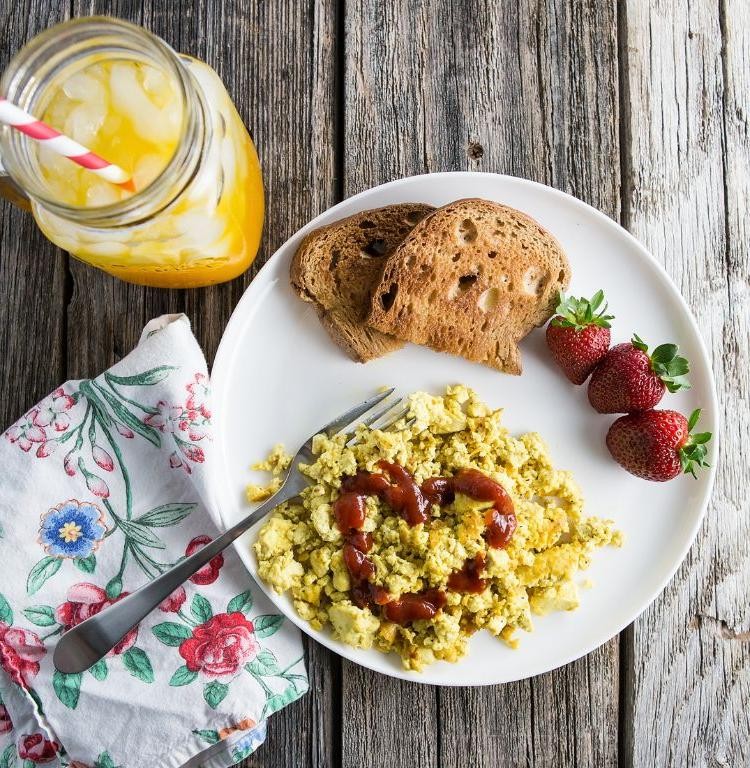Flaxseed Egg Substitute Scramble