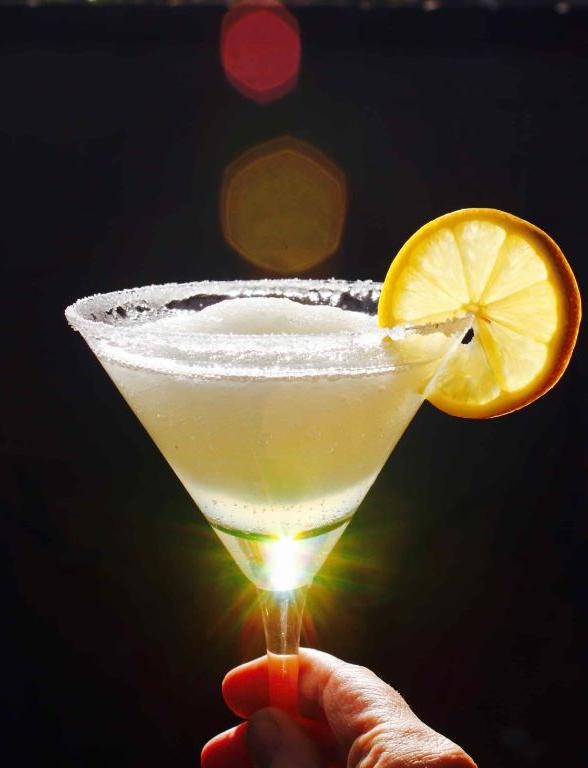 Frozen Lemon Drop Slushie