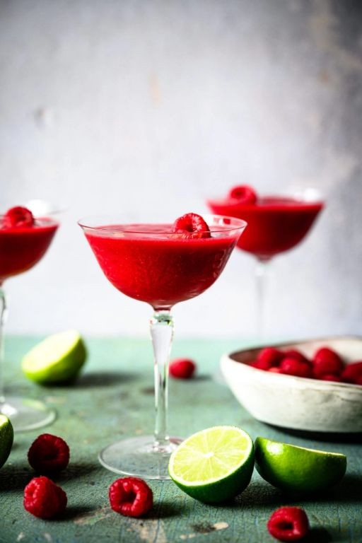 Frozen Raspberry Vodka Daiquiri