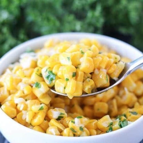 Garlic Butter Canned Corn