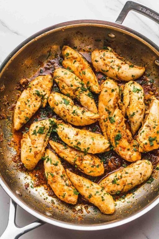 Garlic Butter Chicken Tenderloins