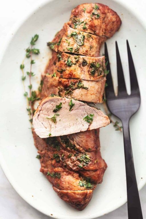 Garlic Butter Pork Sirloin Roast
