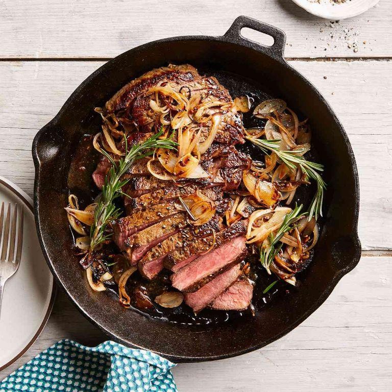 Garlic Butter Sirloin Steak with Rosemary