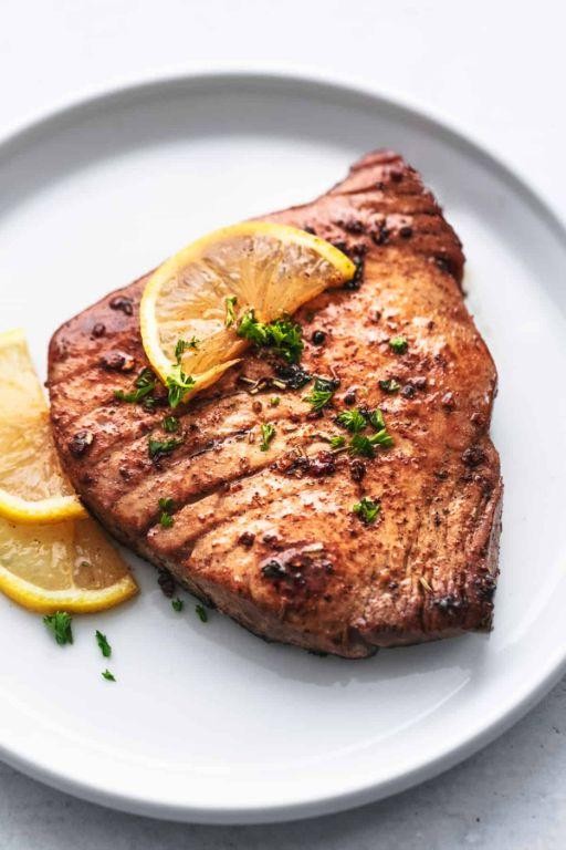 Garlic Butter Tuna Steak