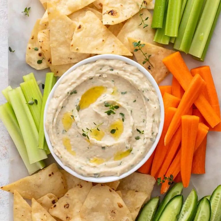 Garlic Parmesan White Bean Dip