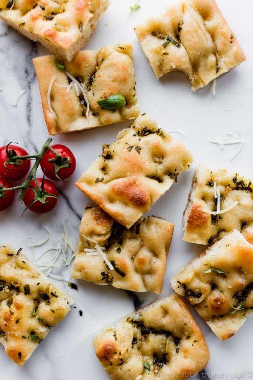 Garlic and Herb Infused Focaccia