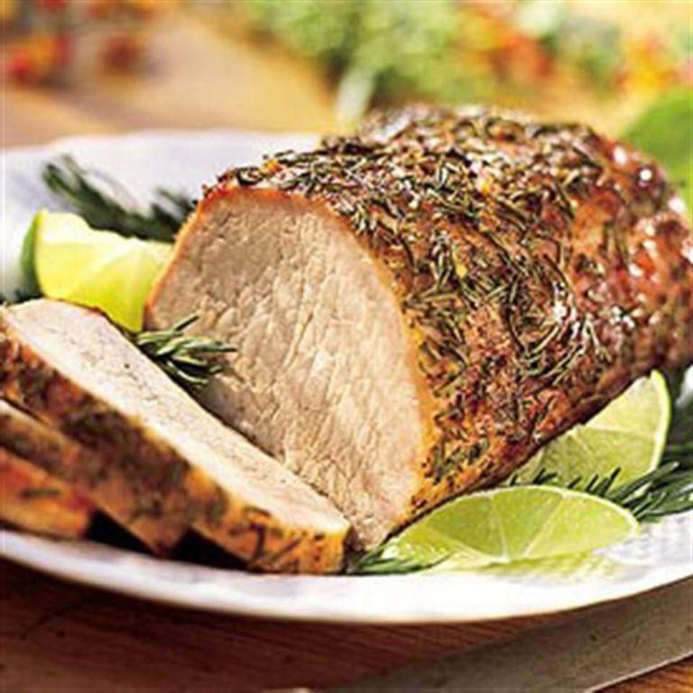 Garlic and Herb Smoked Pork Loin