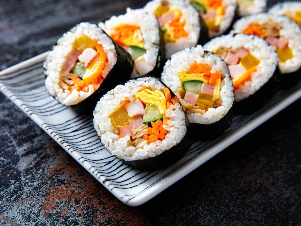 Gimbap (Korean Seaweed Rice Rolls)