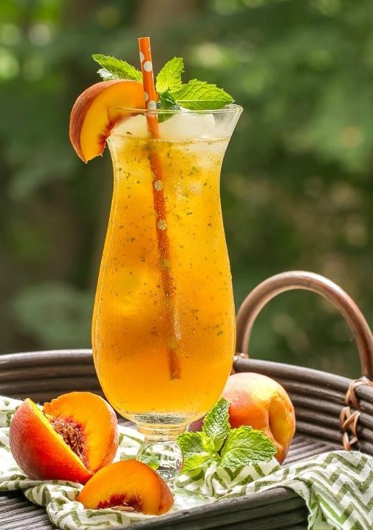 Ginger Peach Cooler