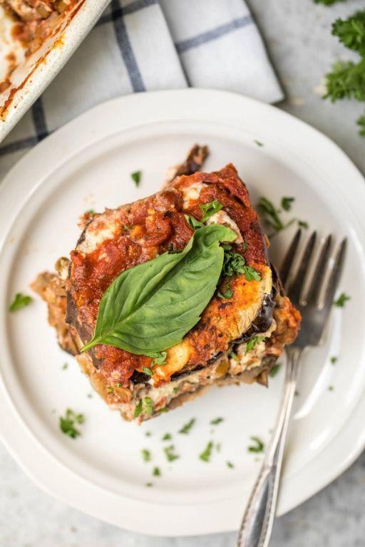 Gluten-Free Eggplant Lasagna with Almond Flour Noodles