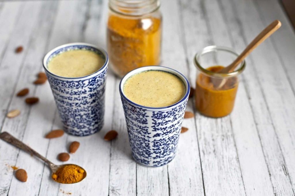 Golden Milk with Turmeric and Almond Milk