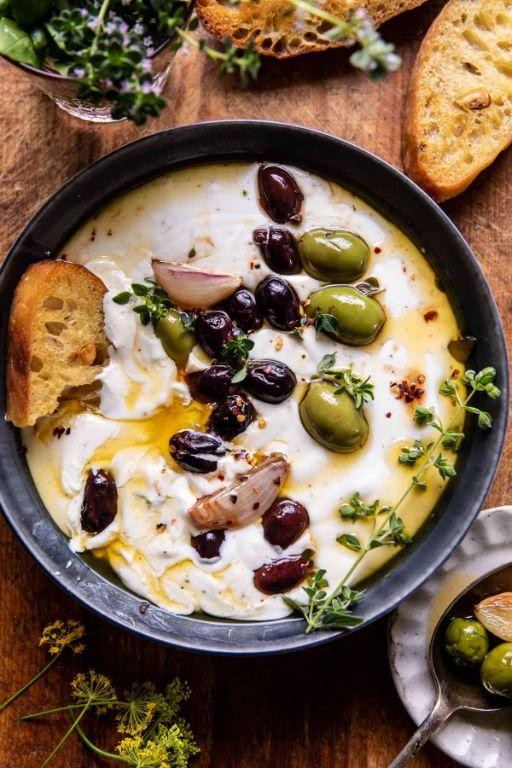 Greek Feta and Olive Dip