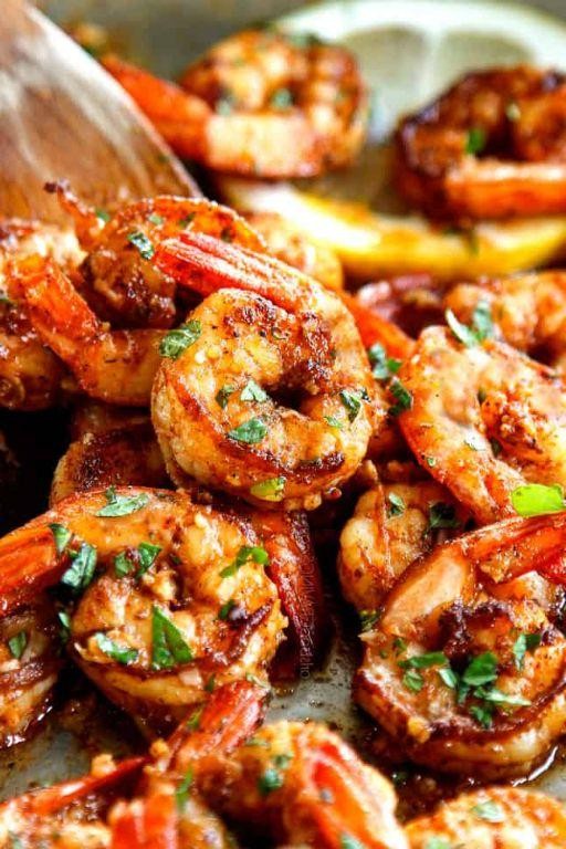 Greek Lemon Garlic Shrimp