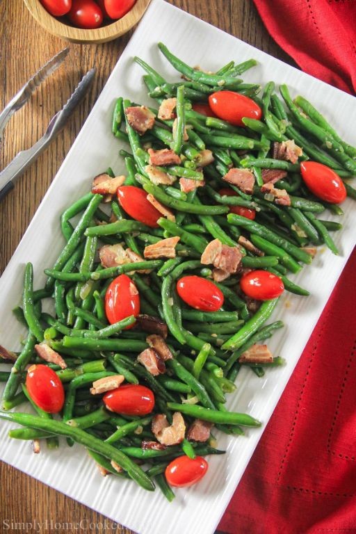Green Bean Salad with Bacon and Balsamic Dressing
