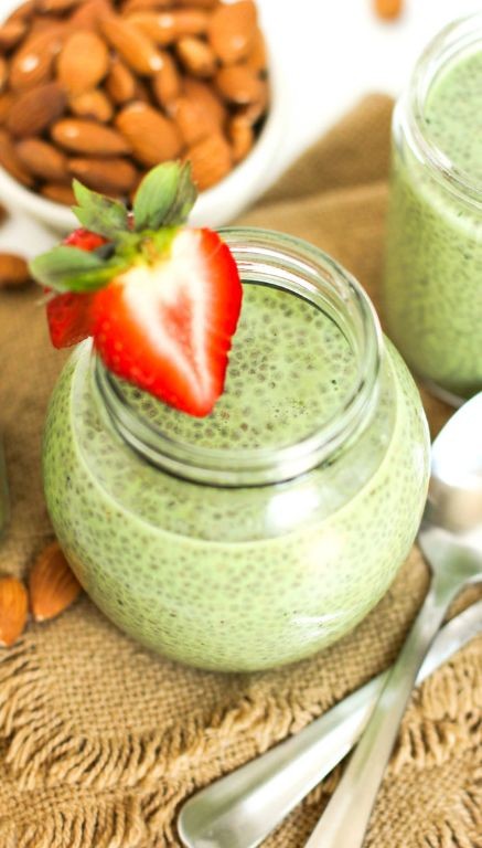 Green Tea Chia Pudding