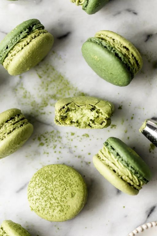 Green Tea Macarons