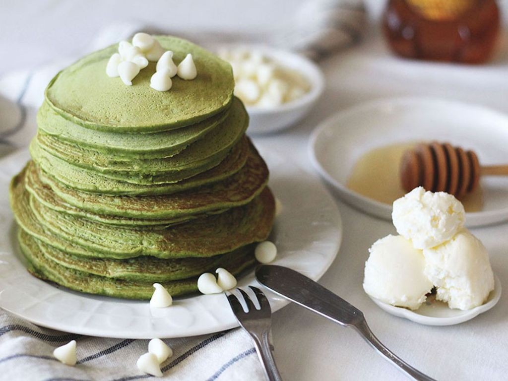 Green Tea Pancakes