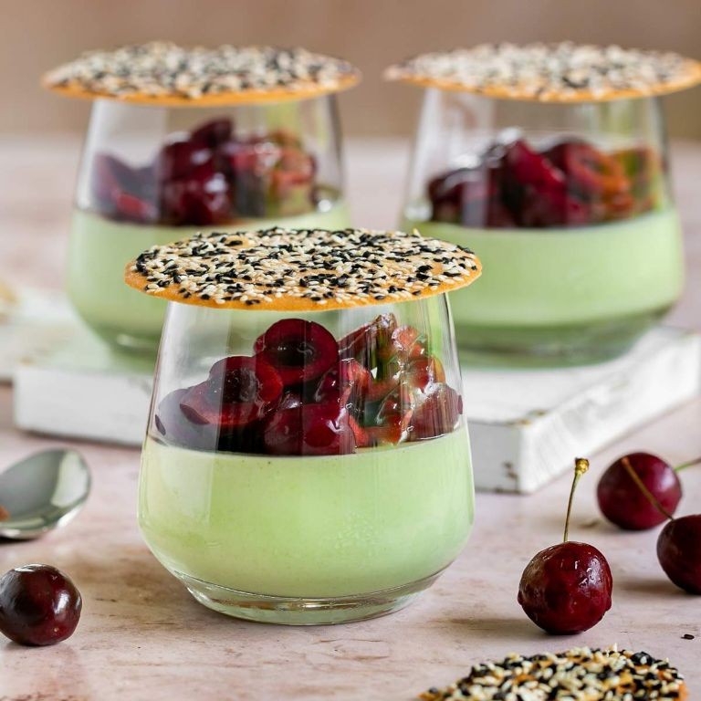 Green Tea Panna Cotta