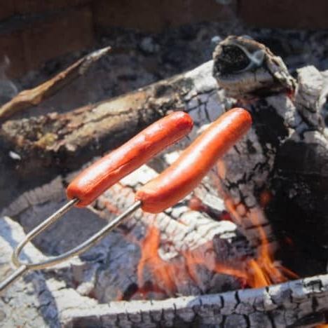 Grilled Campfire Hot Dogs