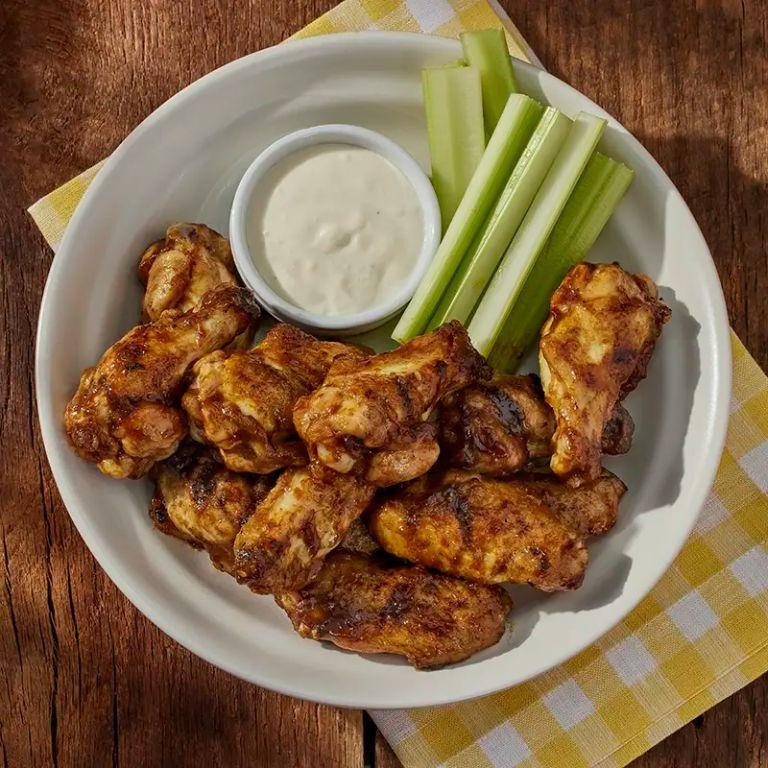 Grilled Honey Mustard Chicken Wings