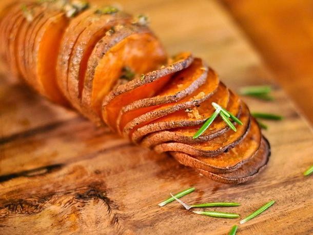 Grilled Sweet Potatoes with Rosemary