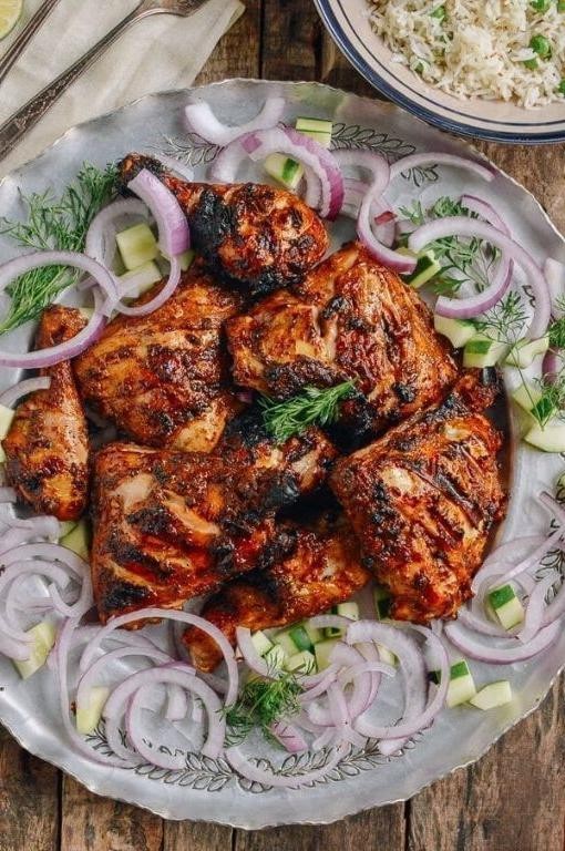 Grilled Tandoori Chicken Thighs