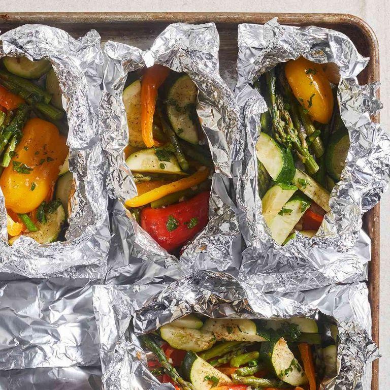 Grilled Veggie Foil Packets
