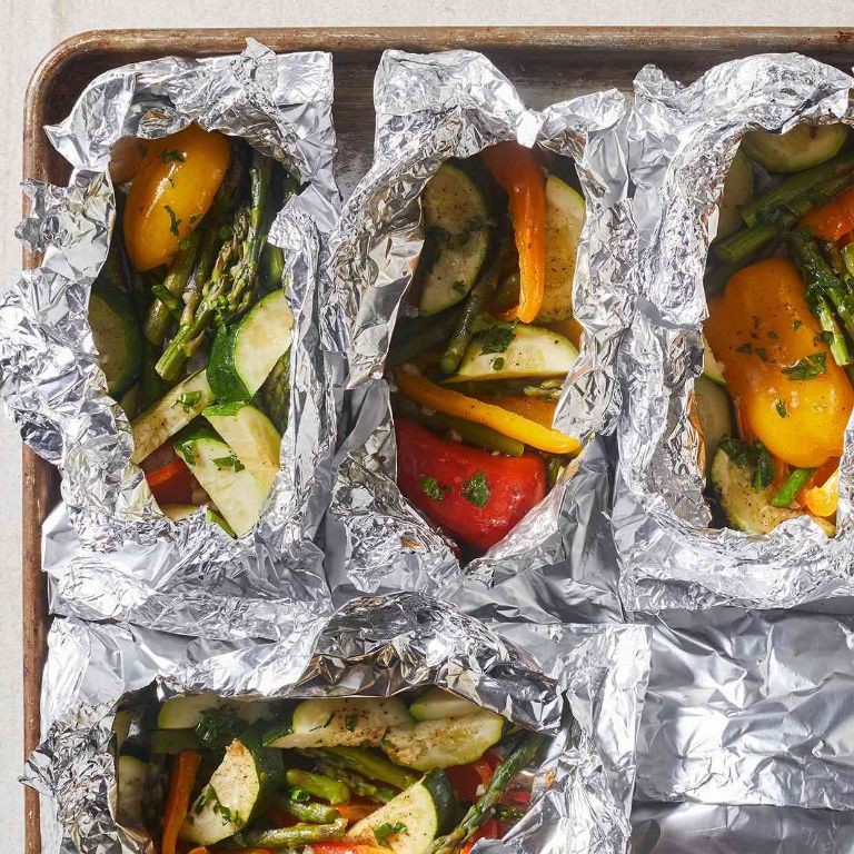 Grilled Veggie Foil Packets