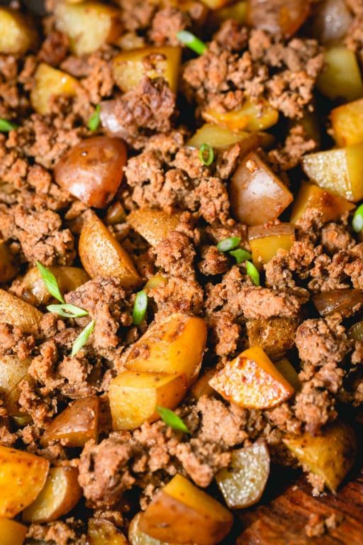 Ground Brisket and Potato Hash