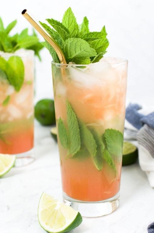 Guava Mint Mojito with Rum