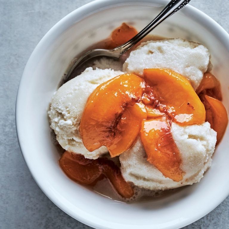 Hand-Cranked Vanilla Ice Cream